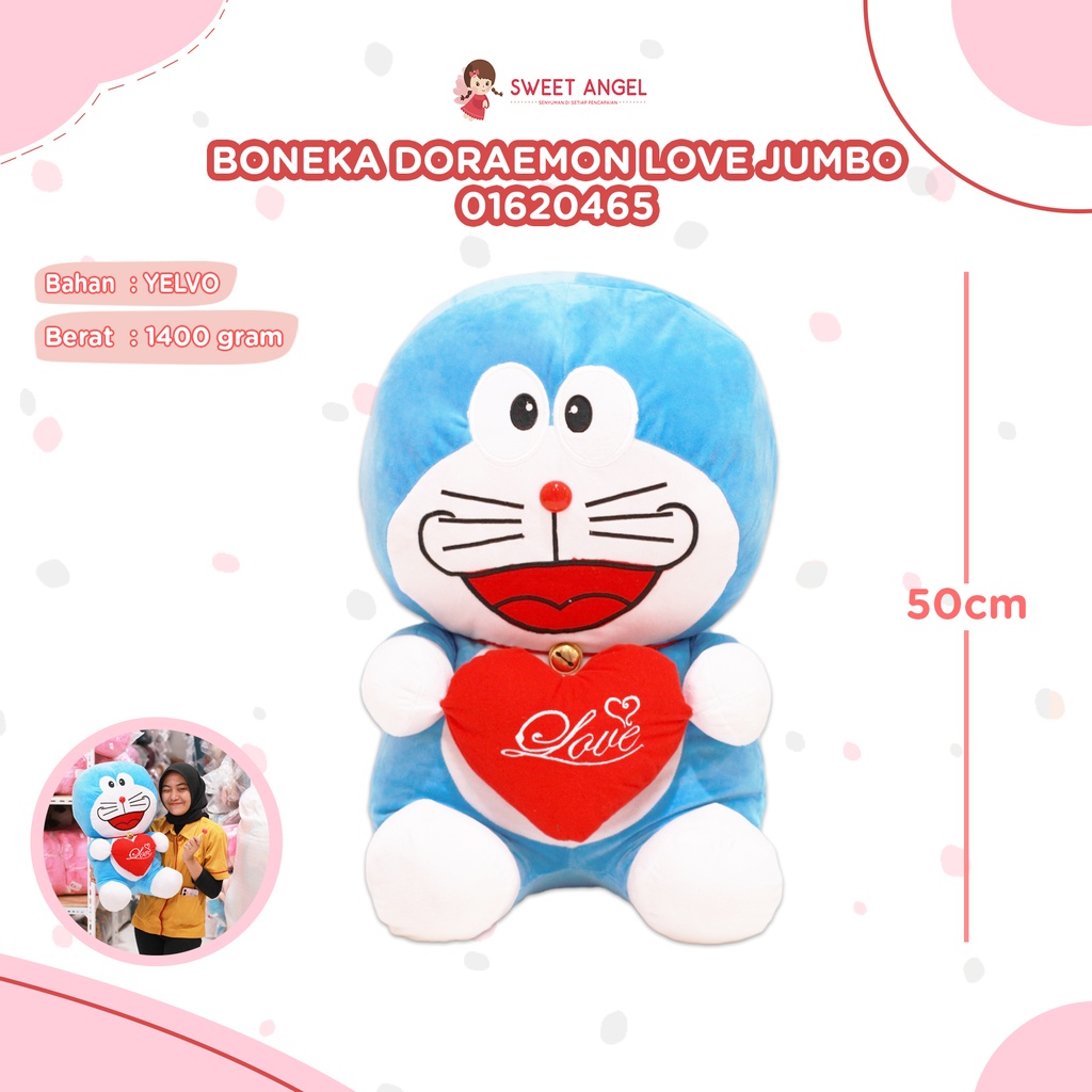 BONEKA DORAEMON LOVE JUMBO