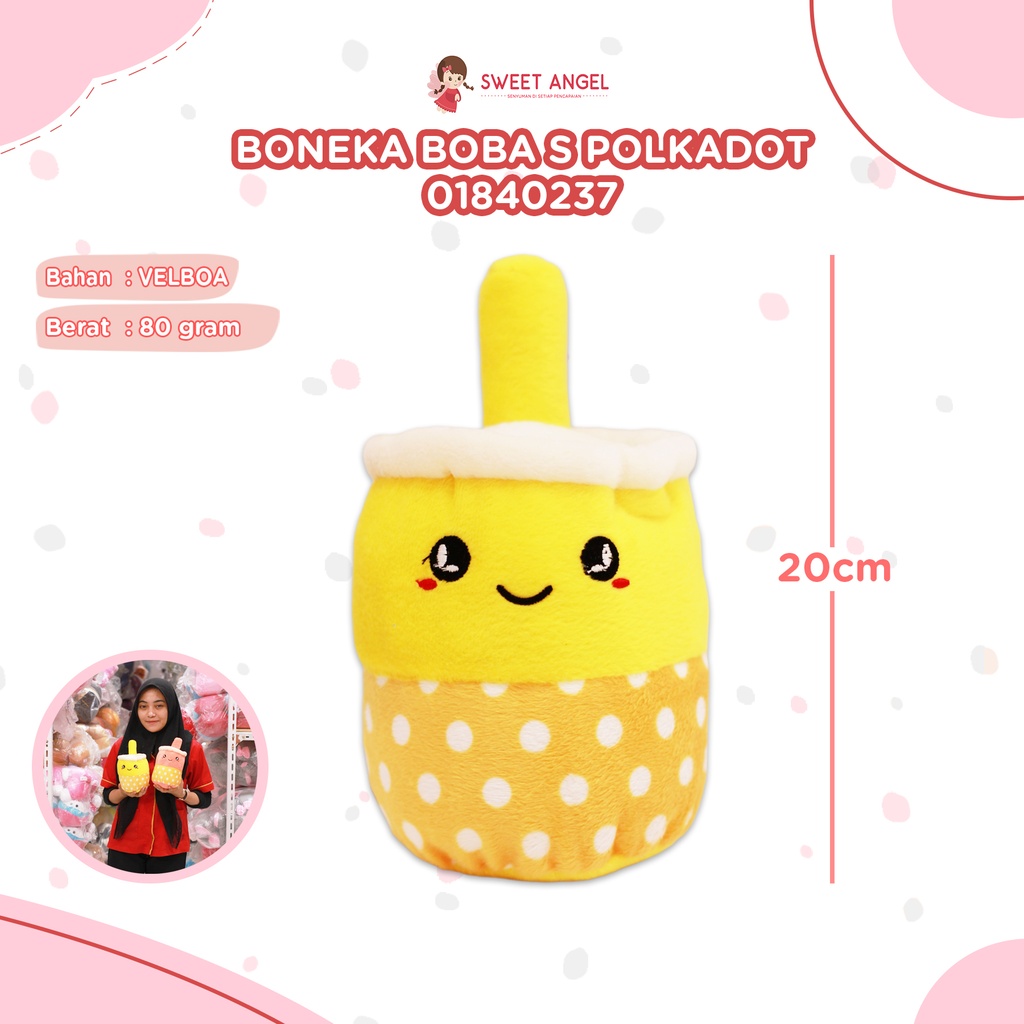 BONEKA BOBA S POLKADOT (Yellow)