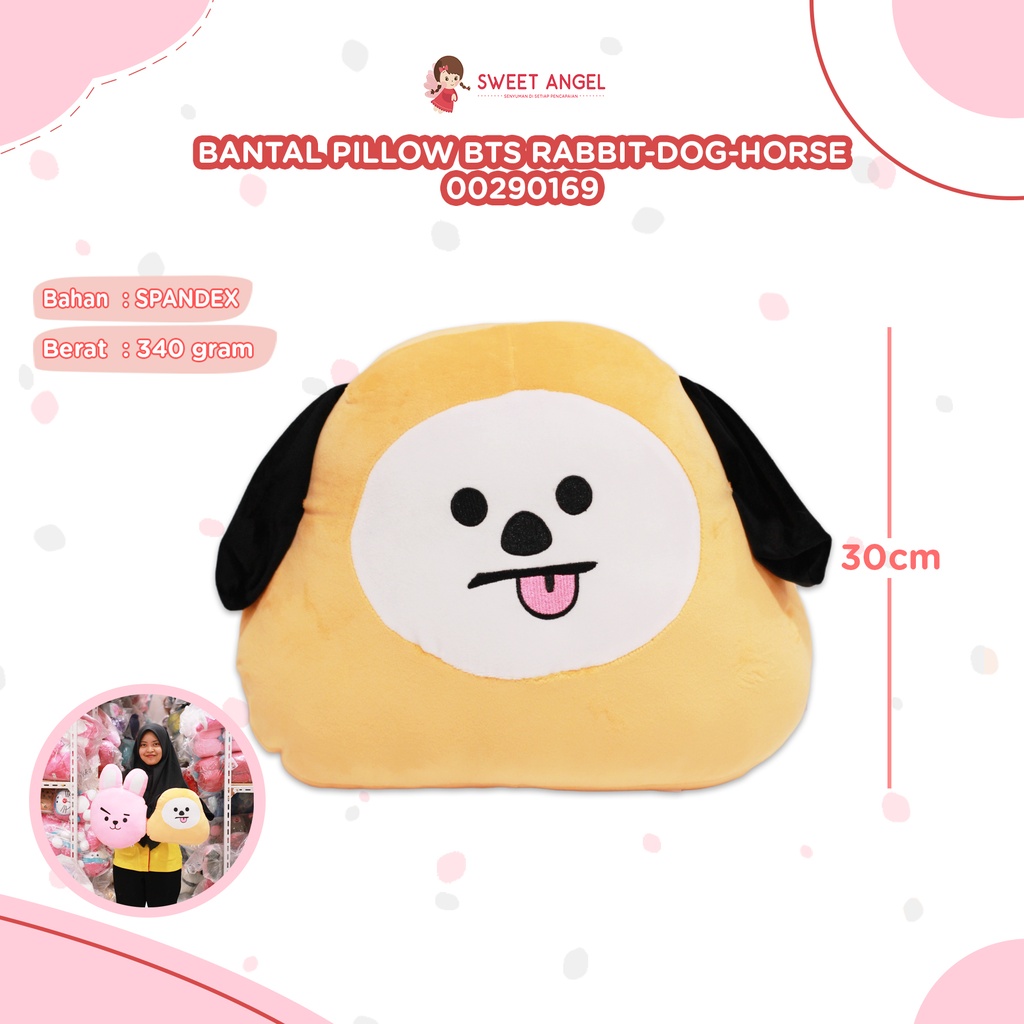 [00290169] BANTAL PILLOW BTS RABBIT, DOG, HORSE (CHIMMY)