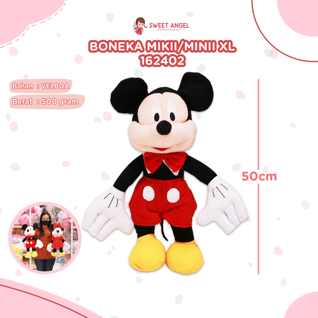 BONEKA MIKII/MINII (XL) 60CM