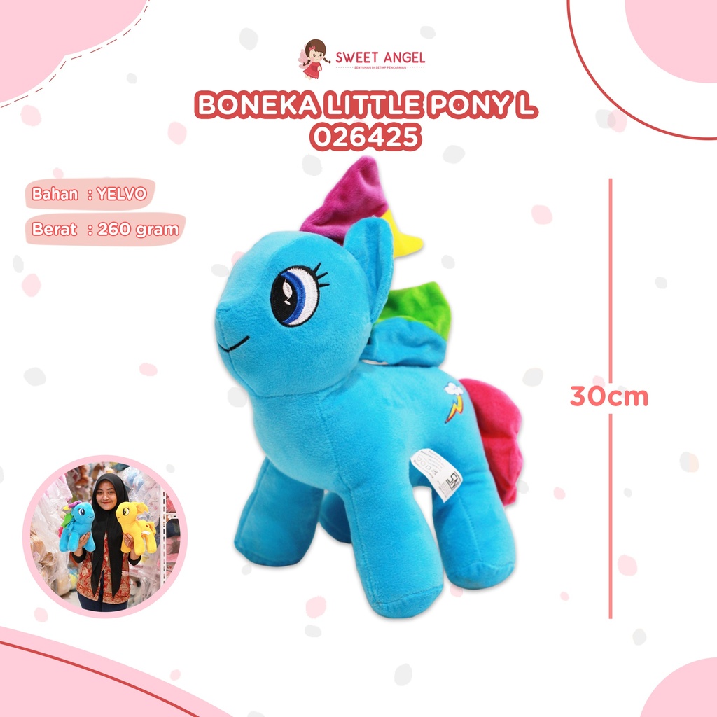 BONEKA LITTLE PONI L (Biru)