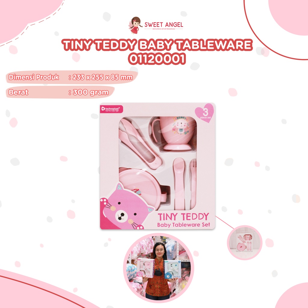 TINY TEDY BABY TABLEWARE (FG-BTS001.TSTT/24S)