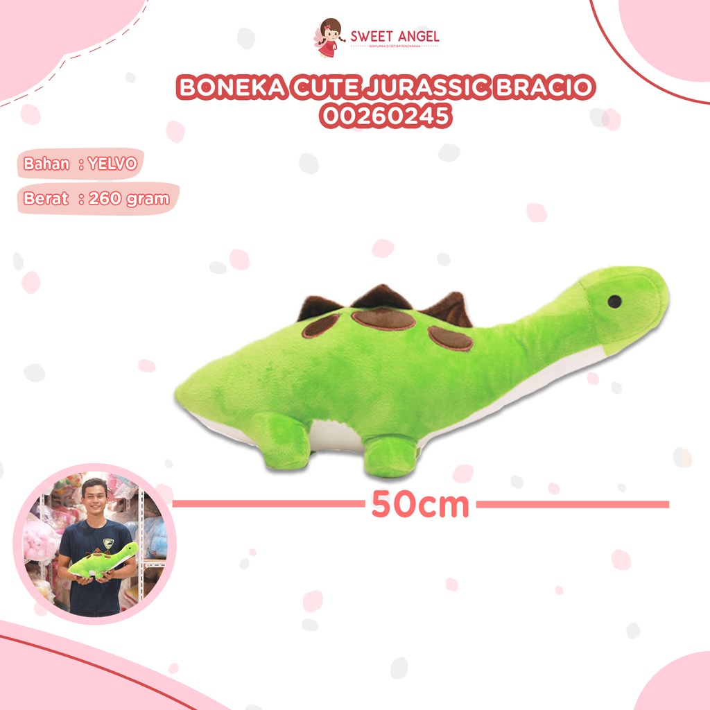 BONEKA CUTE JURASSIC BRACIO