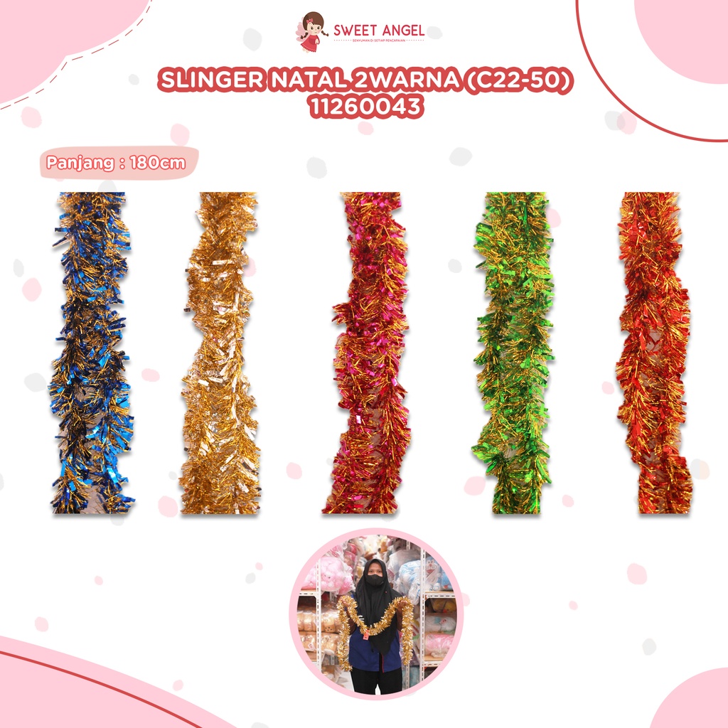 SLINGER NATAL LIRIS GOLD TEBAL (C22-50)