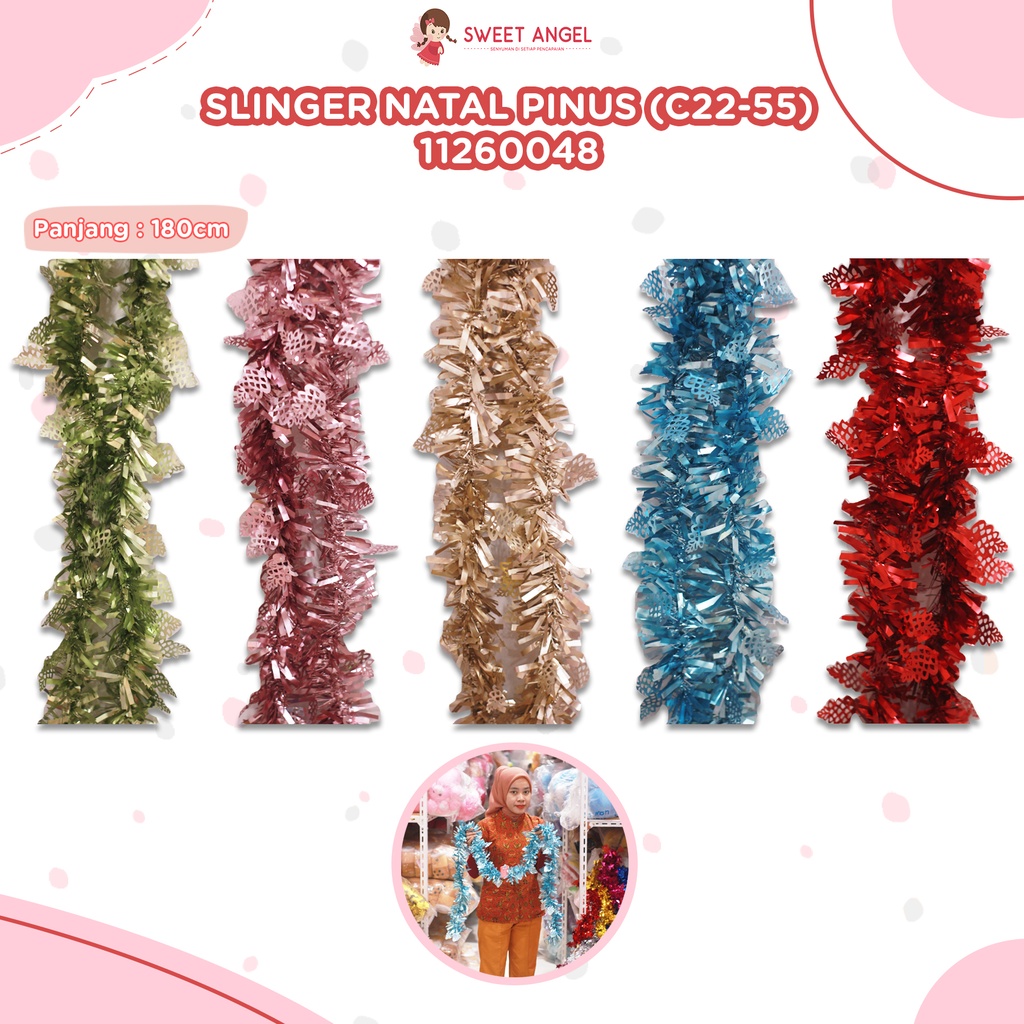 SLINGER NATAL PINUS METALIK (C22-55)