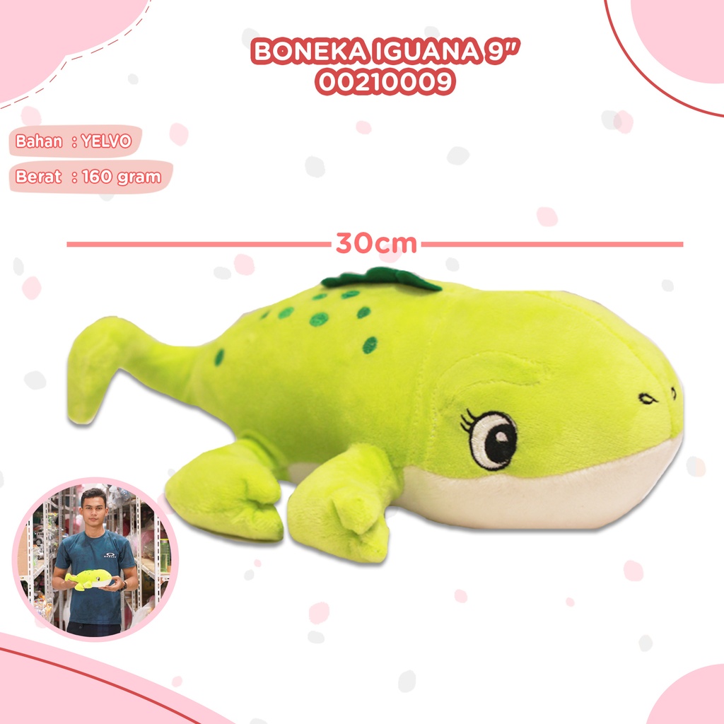 [00210009] BONEKA IGUANA 9"