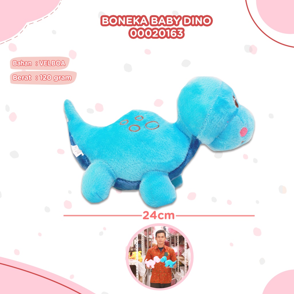 [00020163] BONEKA BABY DINO (Biru)