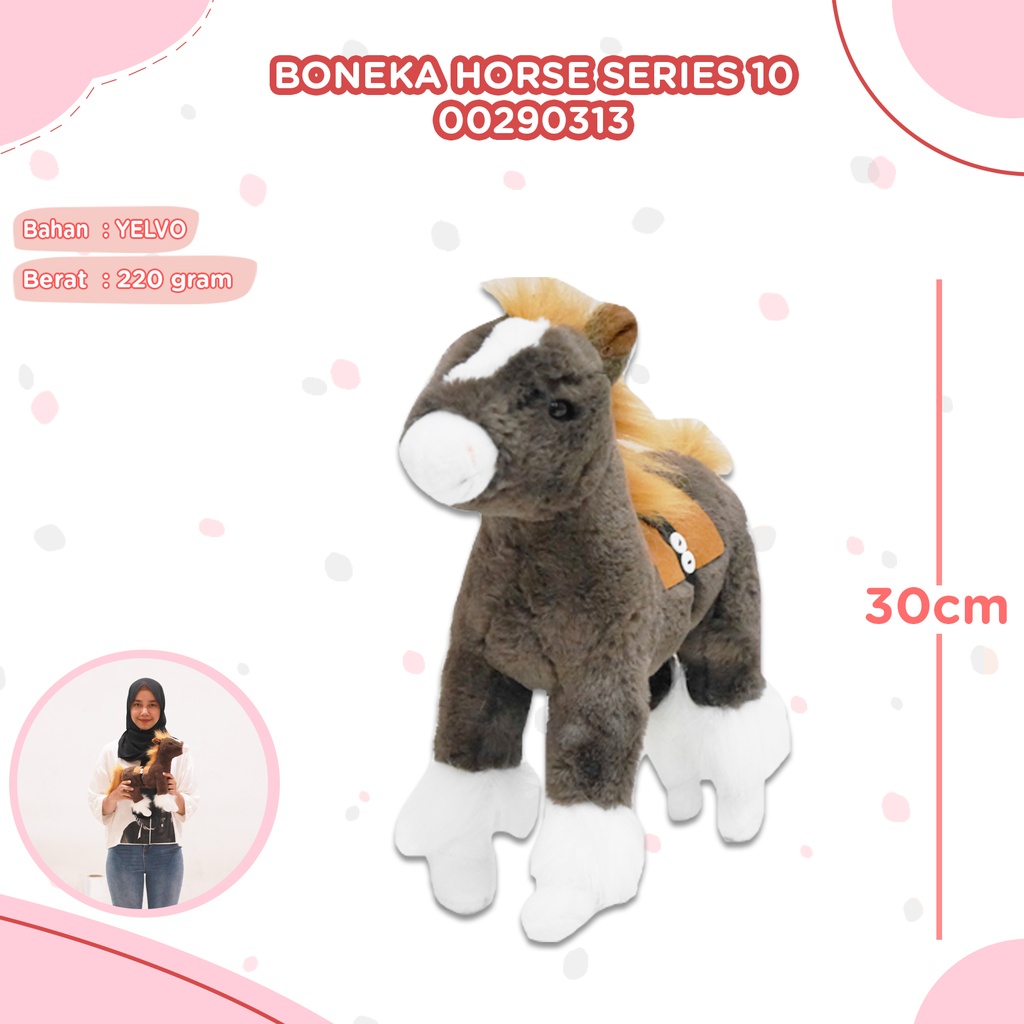 [00290313] BONEKA HORSE SERIES 10"