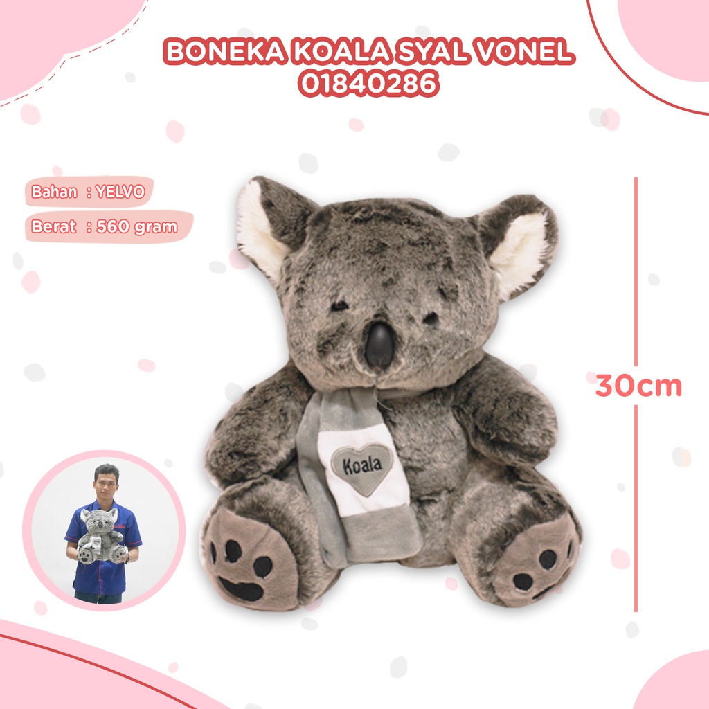 BONEKA KOALA SYAL VONEL