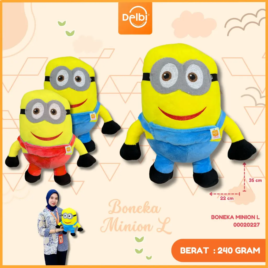 [00020227] BONEKA MINION L