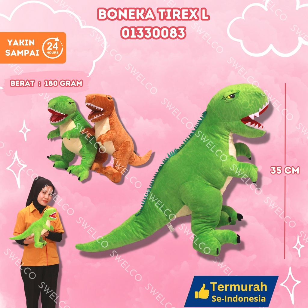 [01330083] BONEKA TIREX L DINO ANIMAL SEDANG