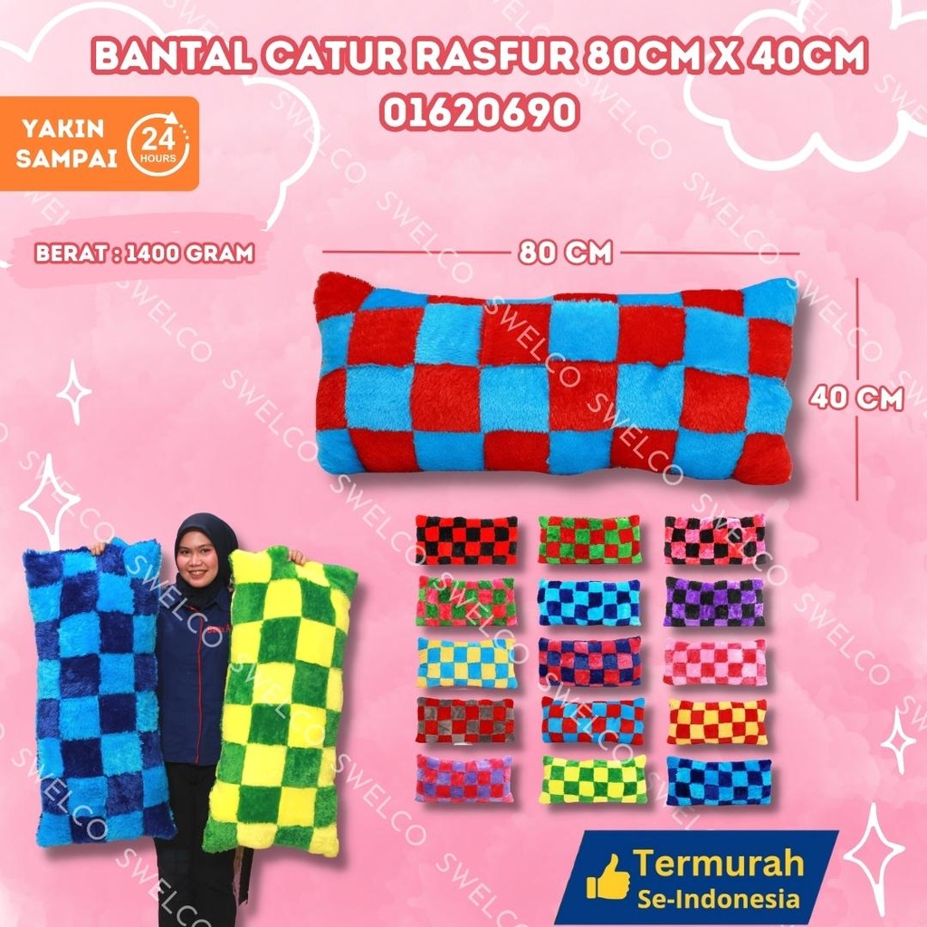 BANTAL CATUR RASFUR 80CM X 40CM