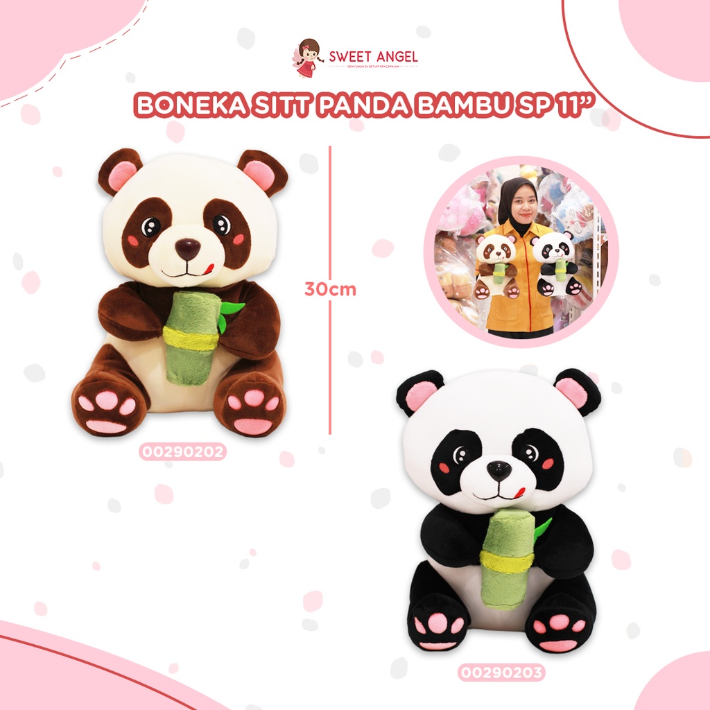 [00290340] BONEKA SITT PANDA BAMBU SP 11" BAMBOO