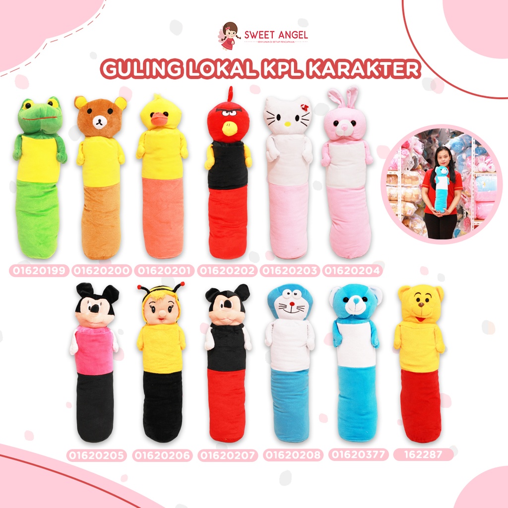 [01620696] GULING LOKAL KPL KARAKTER BESAR PANJANG