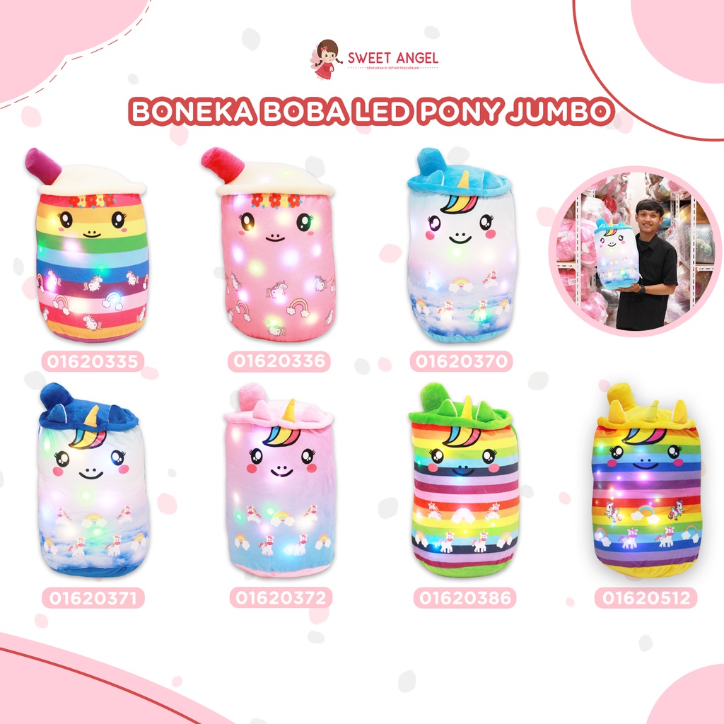 BONEKA BOBA PONY JUMBO (3PCS