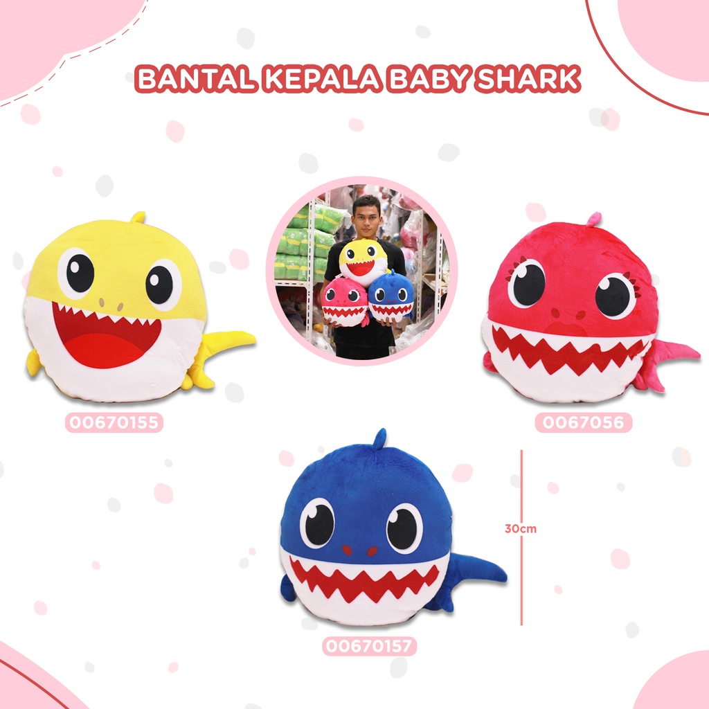 [00670241] BANTAL KEPALA BABY SHARK