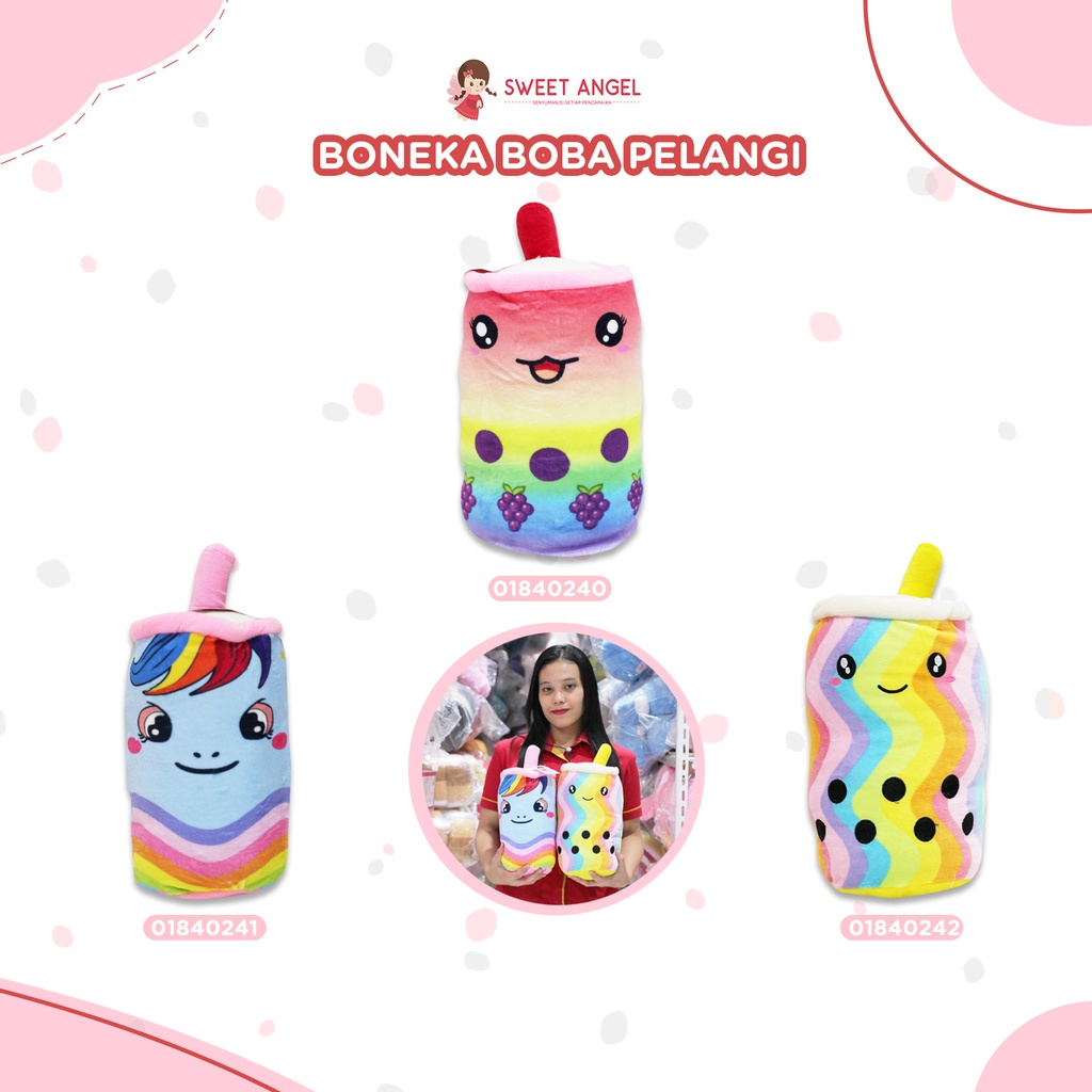 [01840348] BONEKA BOBA PELANGI