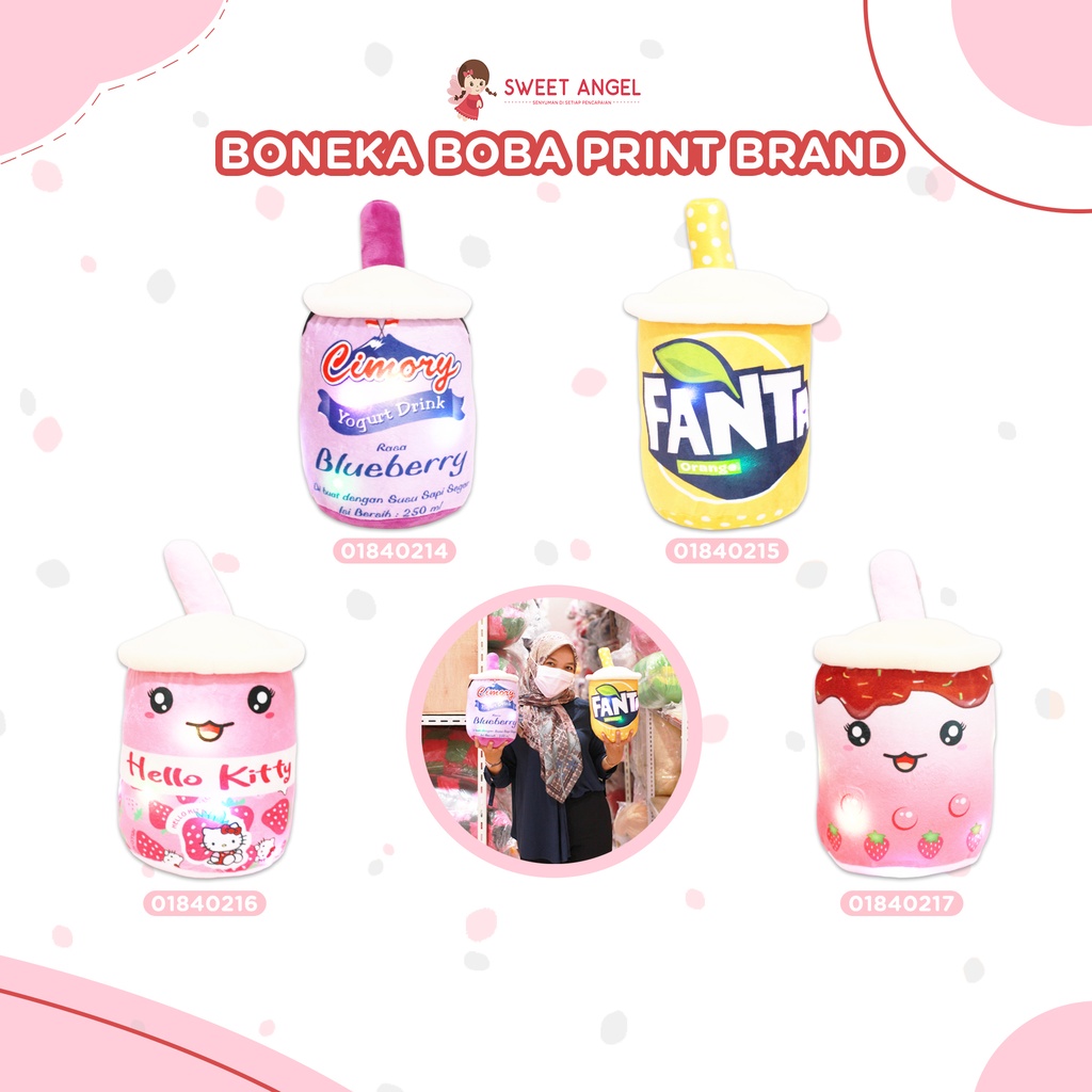 BONEKA BOBA PRINT BRAND