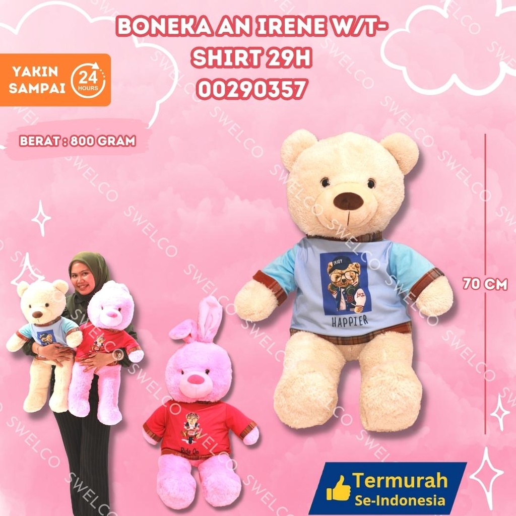 [00290357] BONEKA AN IRENE W/T-SHIRT 29H'