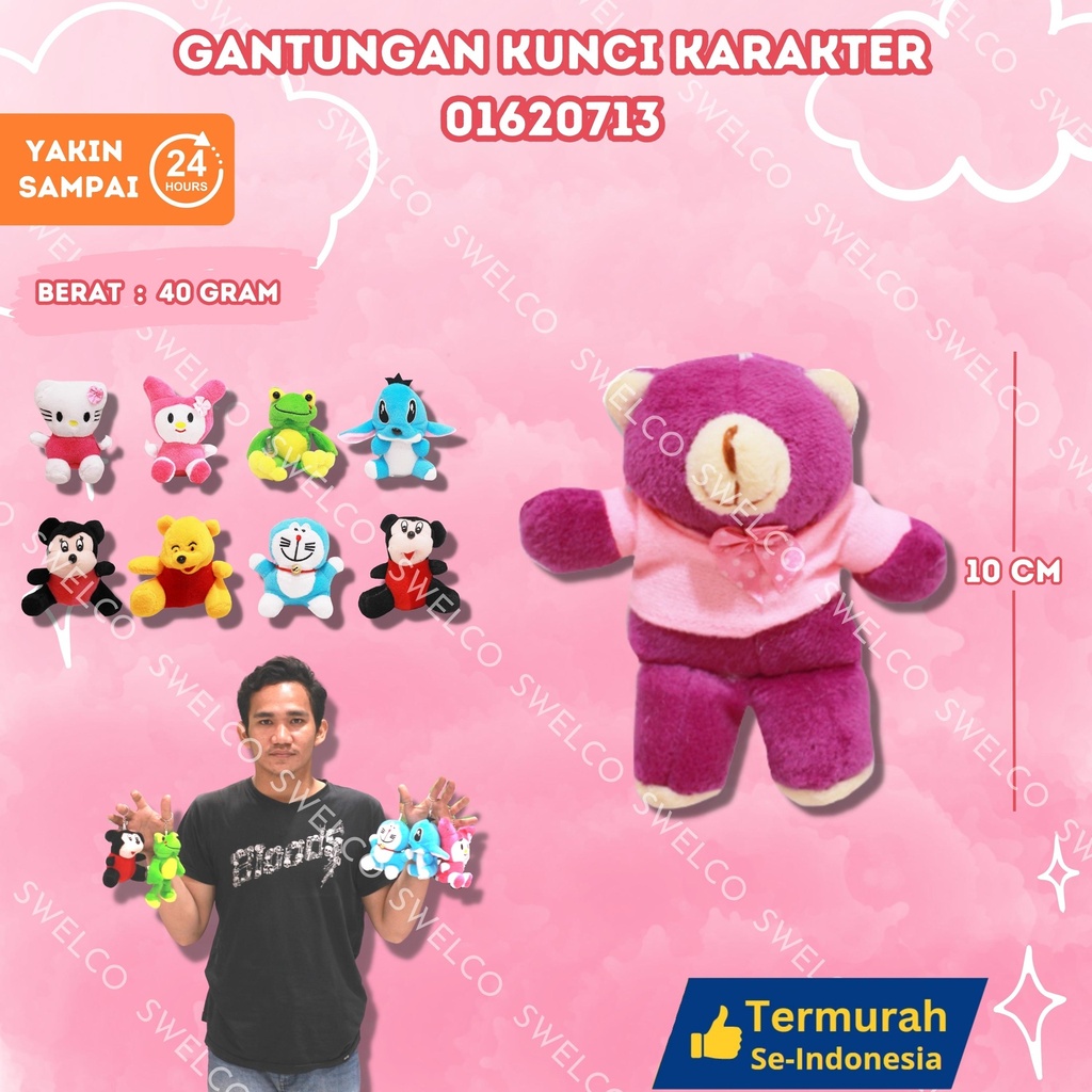 GANTUNGAN KUNCI KARAKTER KECIL GANCI