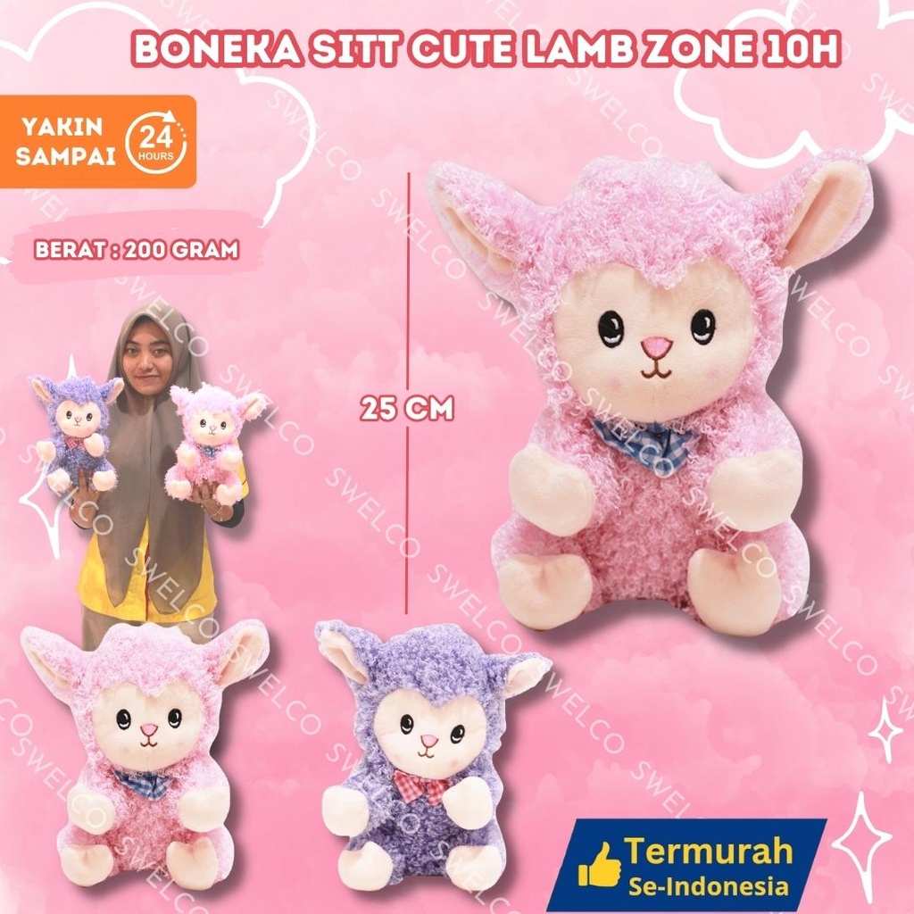 Boneka Sitt Cute Lamb Zone 10H' (P.37968)