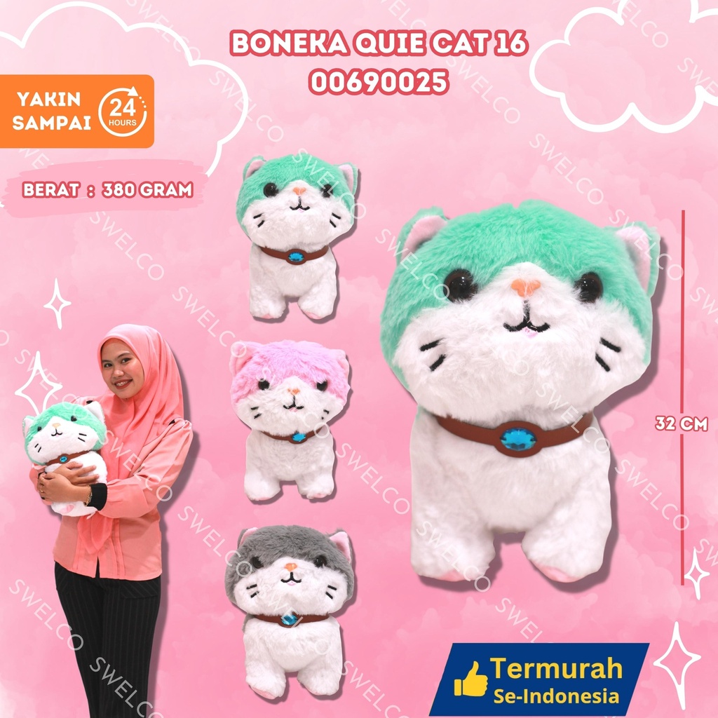 BONEKA QUIE CAT 16"