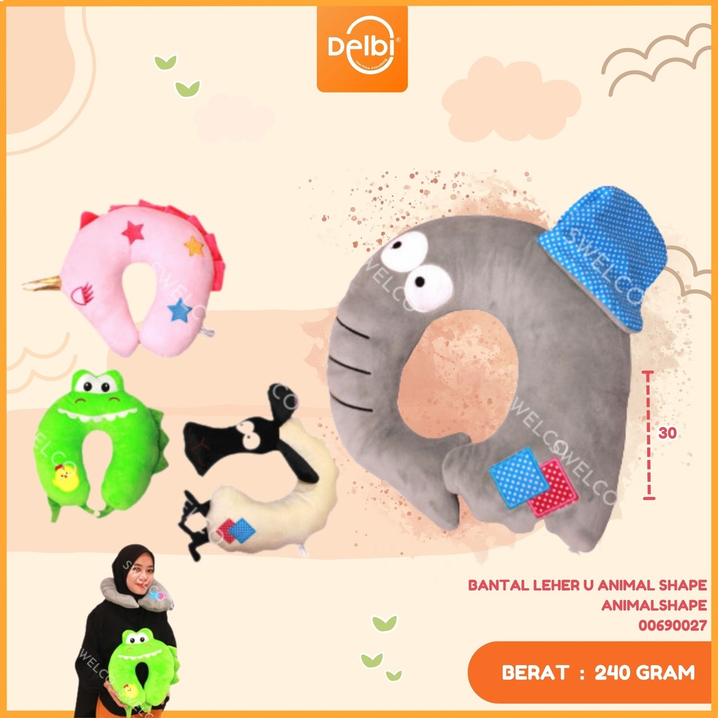 BANTAL LEHER U ANIMAL SHAPE ANIMALSHAPE