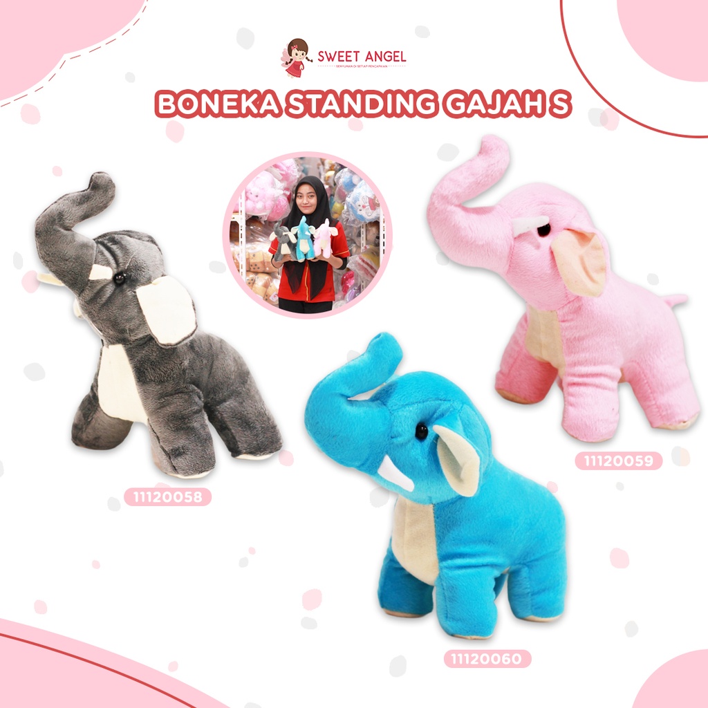 [11120084] BONEKA GAJAH S ANIMAL KECIL S" HEWAN
