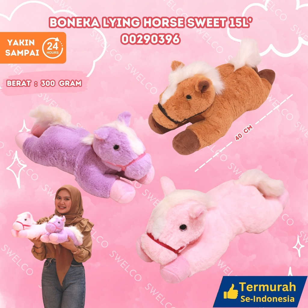 [00290396] BONEKA LYING HORSE SWEET 15L'