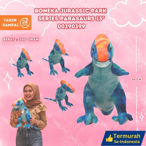 BONEKA JURASSIC PARK SERIES PARASAURS 13"
