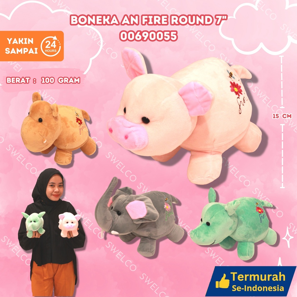 [00690055] BONEKA AN FINE ROUND 7"