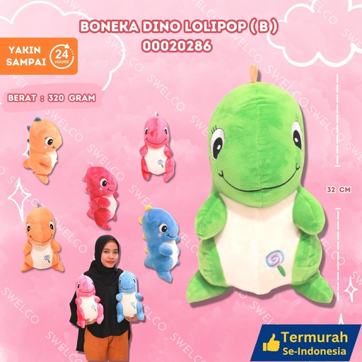 [00020286] BONEKA DINO LOLIPOP (B)