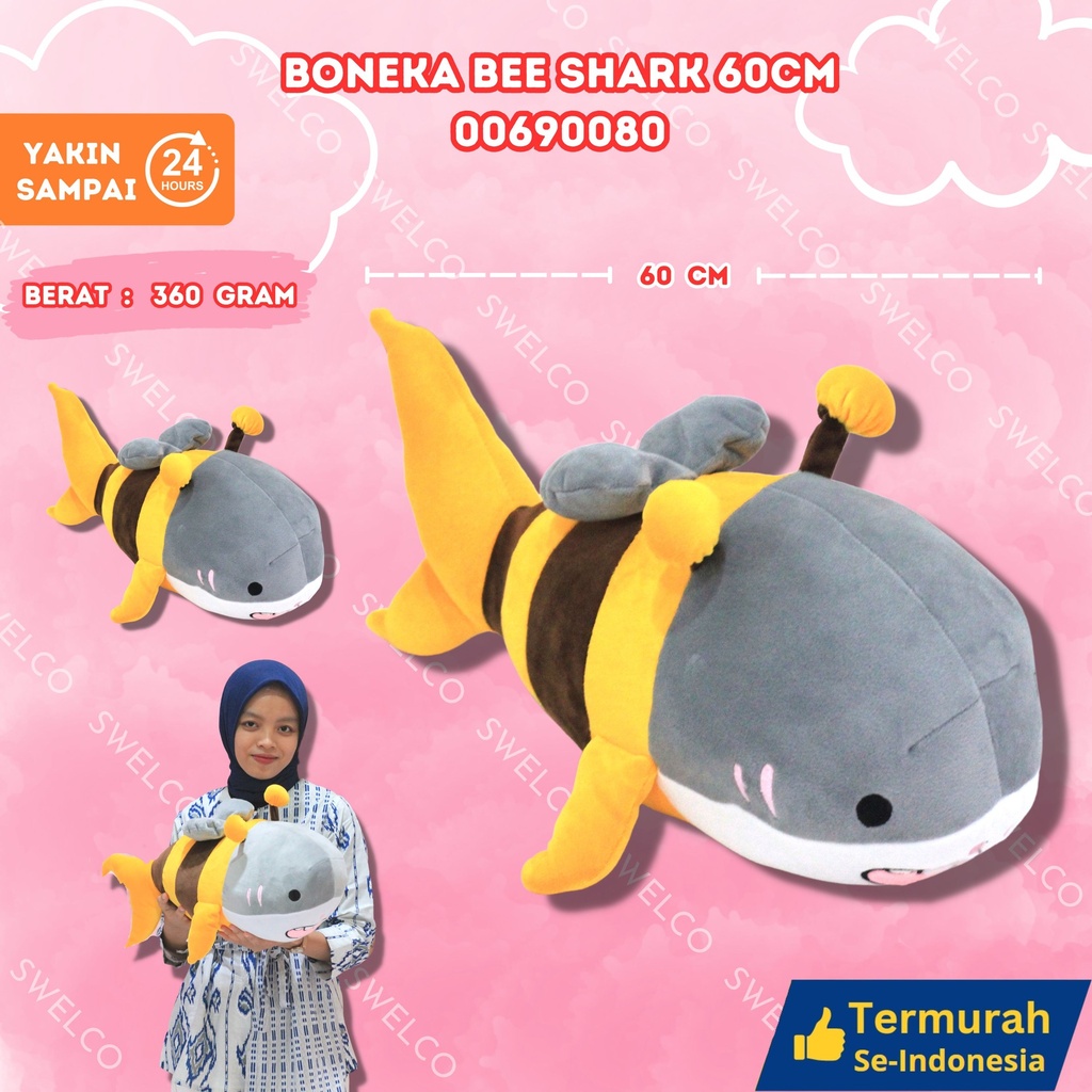 BONEKA BEE SHARK 60CM