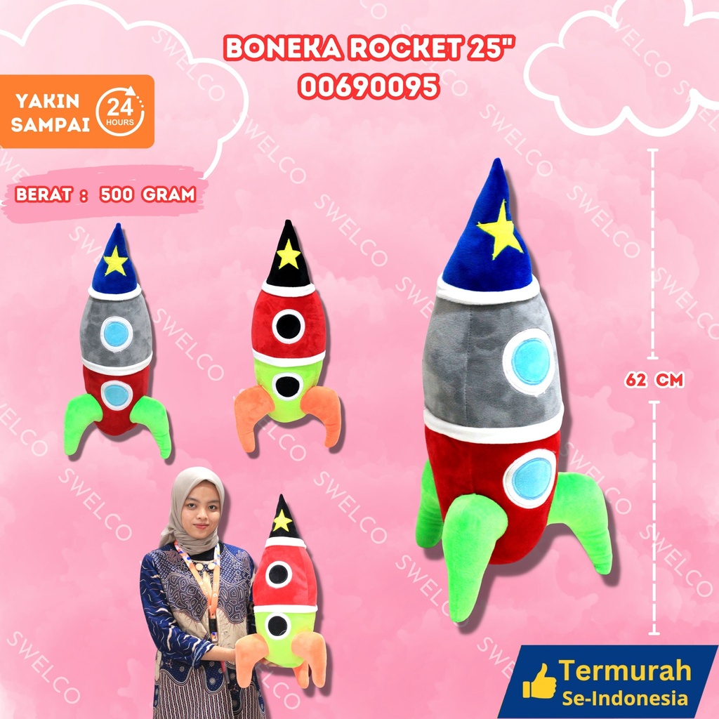 [00690095] BONEKA ROCKET 25"