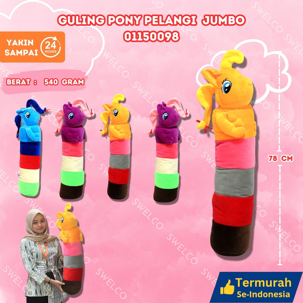 [01150098] GULING PONY PELANGI JUMBO (4PCS BX4