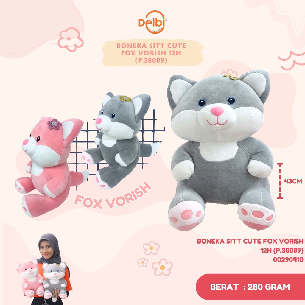 BONEKA SITT CUTE FOX VORISH 12H (P.38089)