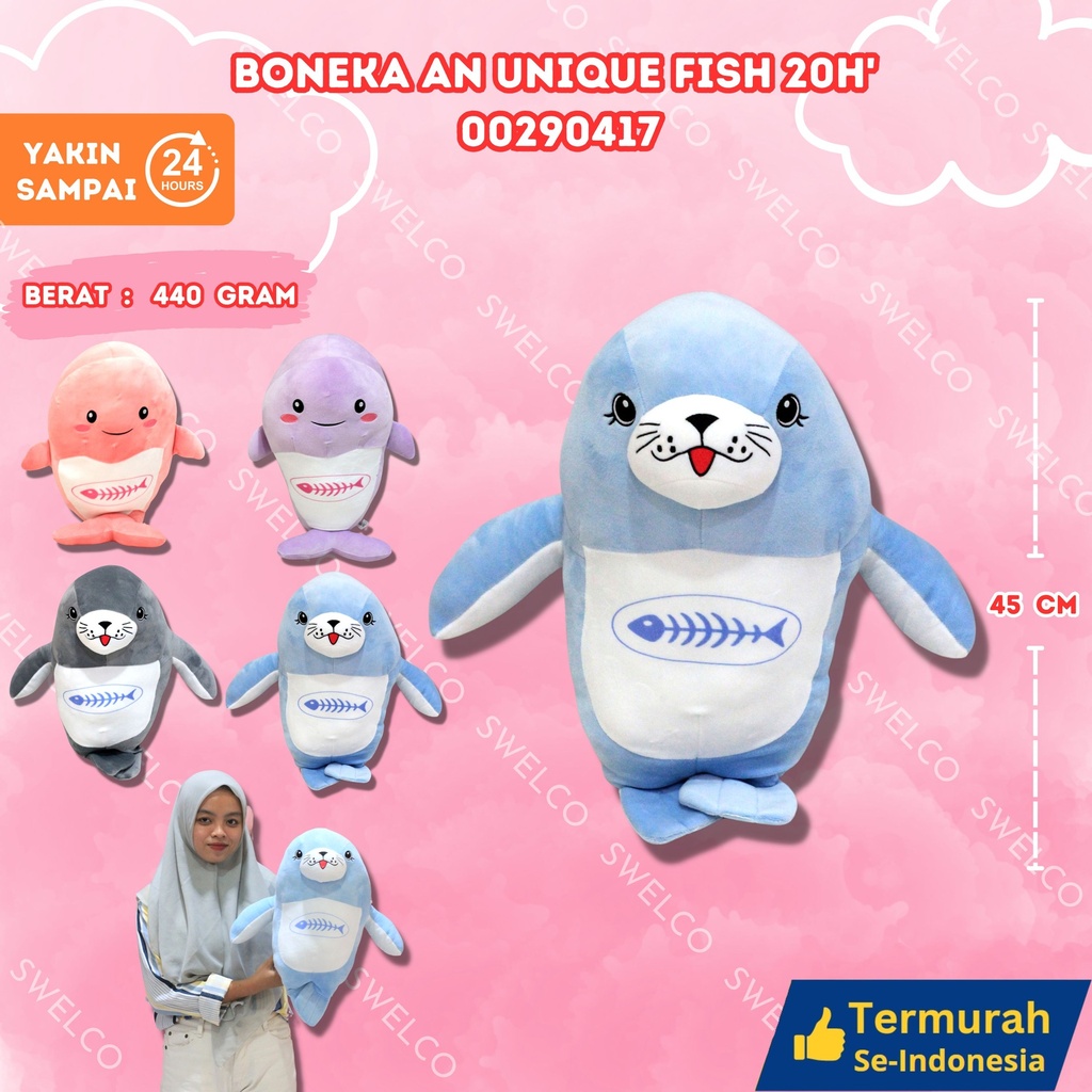 BONEKA AN UNIQUE FISH 20H' (P.37983)
