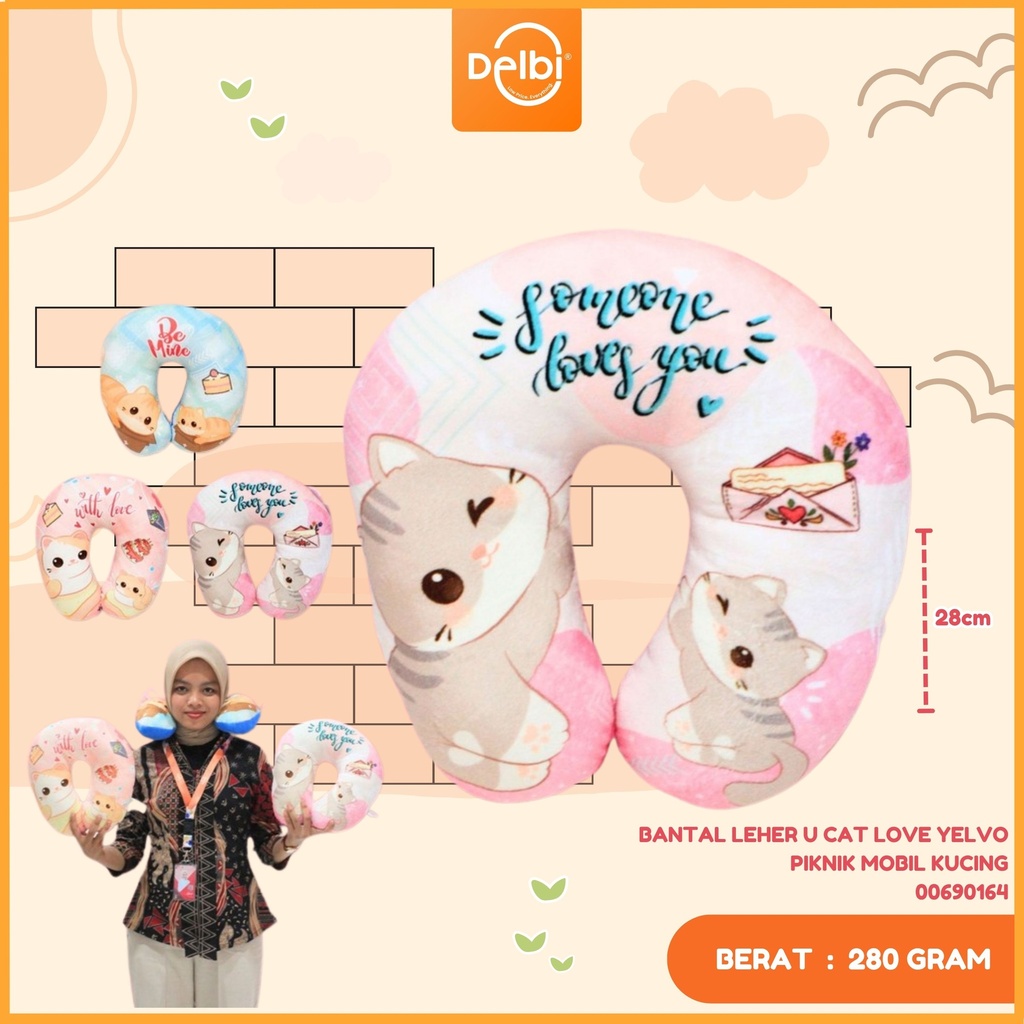 [00690164] BANTAL LEHER U CAT LOVE YELVO PIKNIK MOBIL KUCING