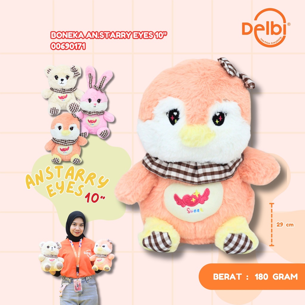 BONEKA AN. STARRY EYES 10" KARAKTER KECIL