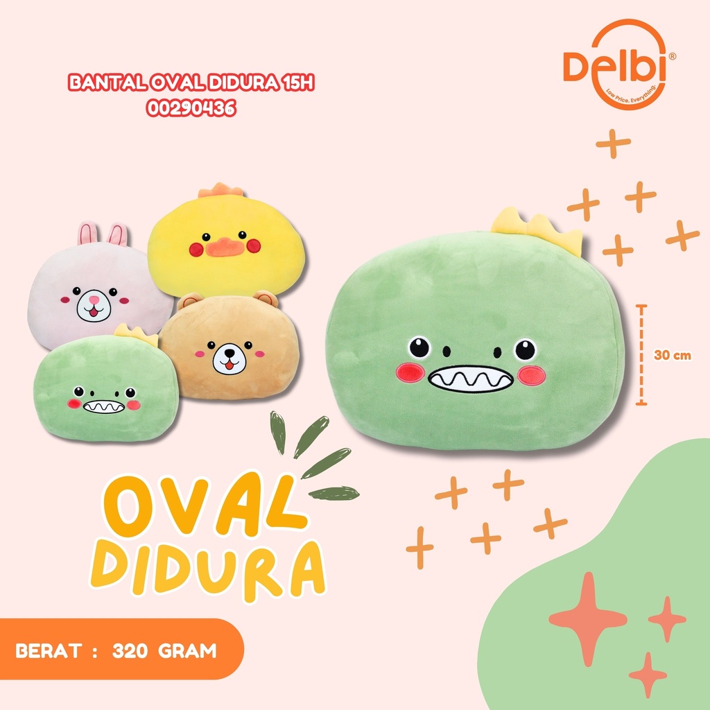 BANTAL OVAL DIDURA 15H KEPALA
