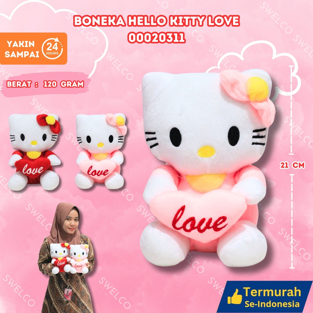 BONEKA HELLO KITTY LOVE KARAKTER KECIL