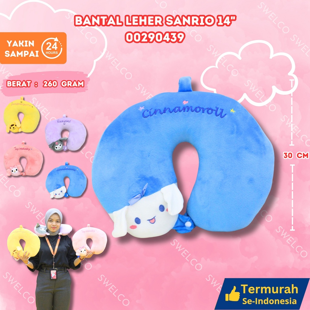 BANTAL LEHER SANRIO 14" KARAKTER PRINTING