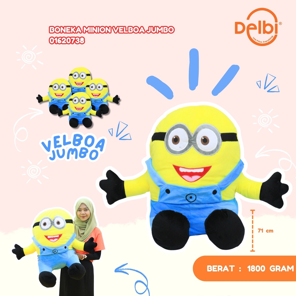 BONEKA MINION VELBOA JUMBO