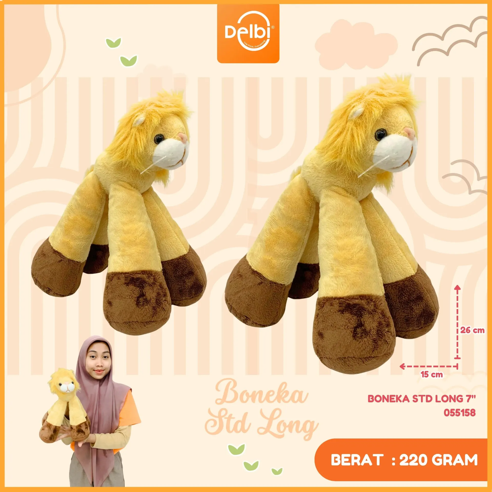 BONEKA STD LONG 7"