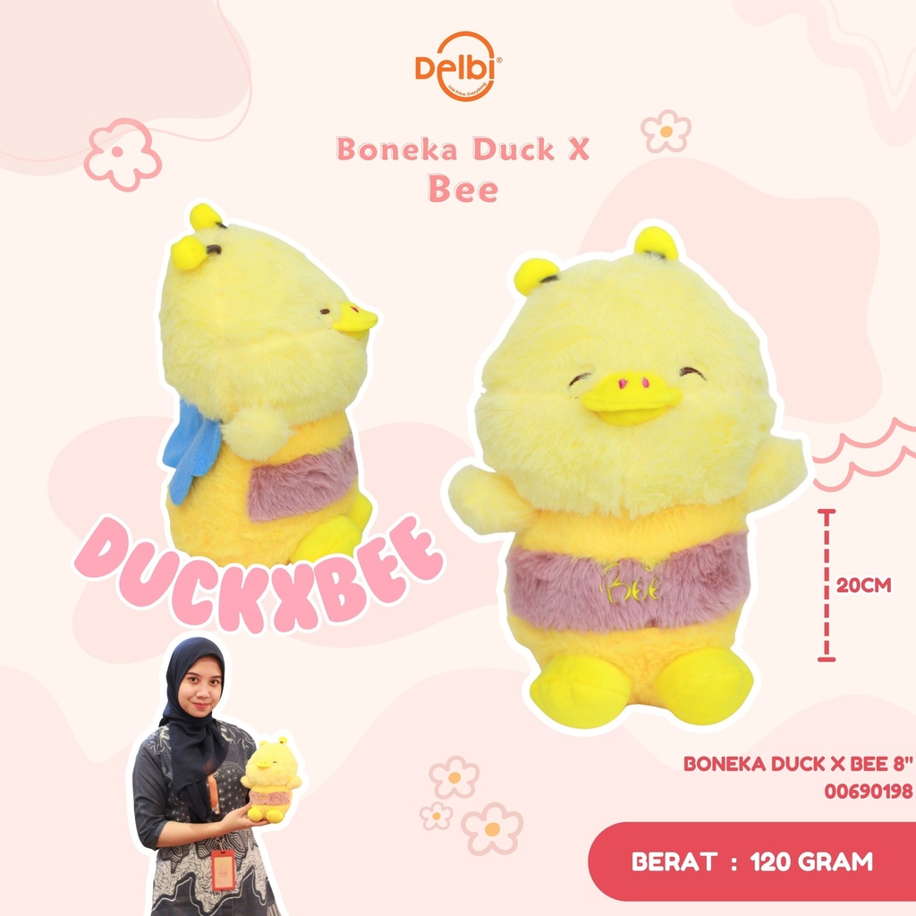 [00690198] BONEKA DUCK X BEE 8"