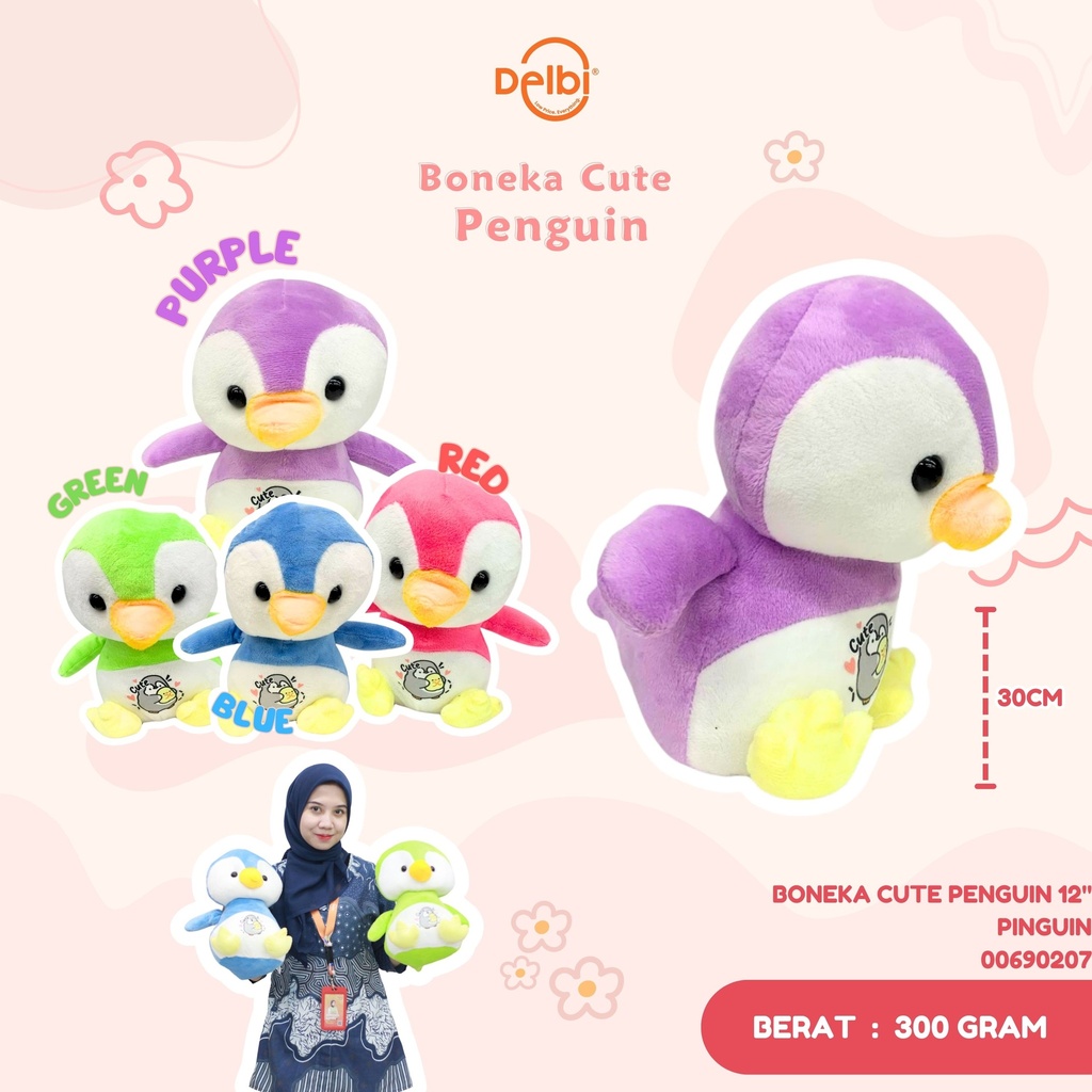 BONEKA CUTE PENGUIN 12" PINGUIN