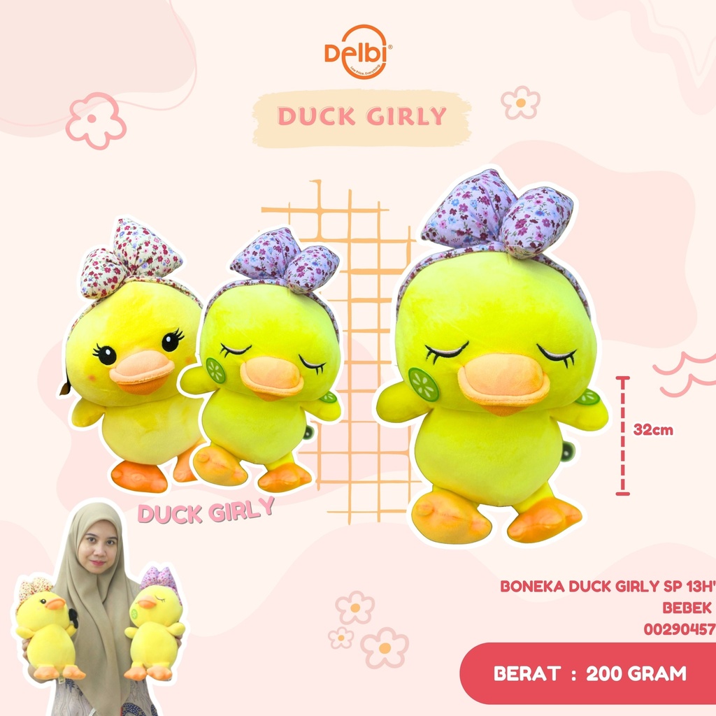 BONEKA DUCK GIRLY SP 13H' BEBEK 
