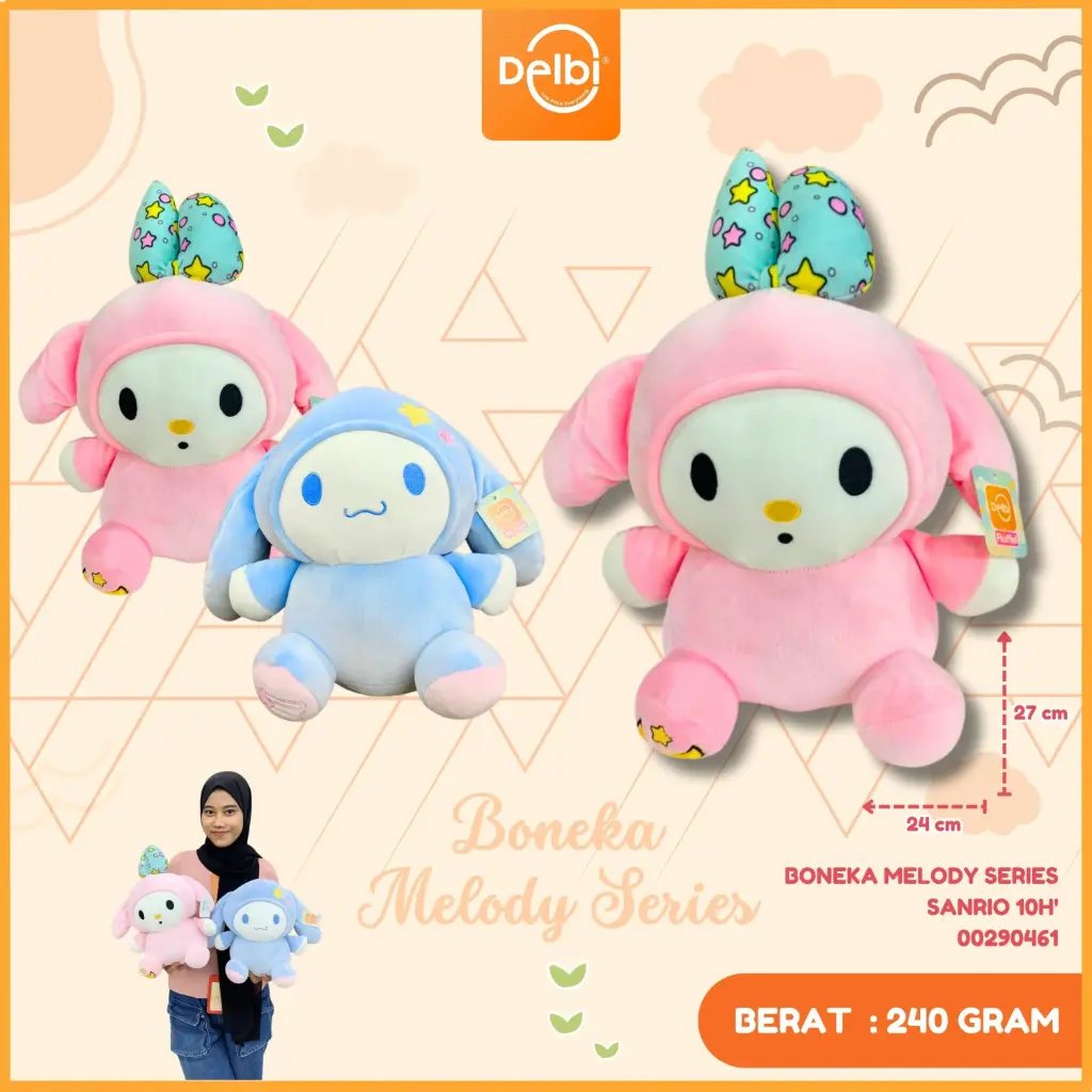 [00290461] BONEKA MELODY SERIES SANRIO 10H'