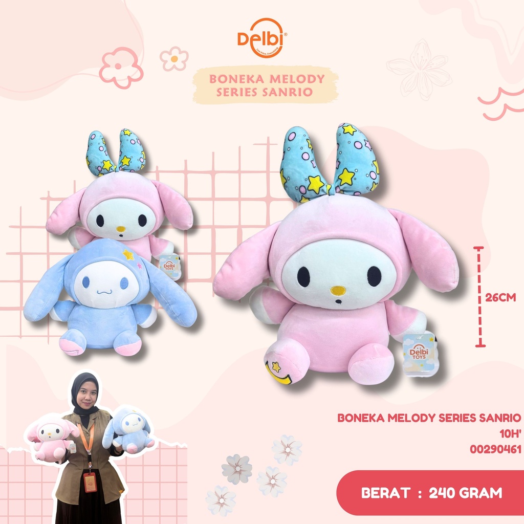BONEKA MELODY SERIES SANRIO 10H'