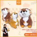 BONEKA CHUBBY MEERKAT 9H" HEWAN LUWAK KECIL 
